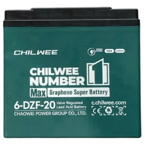 Bateria de para Bicicleta e Triciclo Elétrico Ciclo Profundo 12V 20Ah Chilwee
