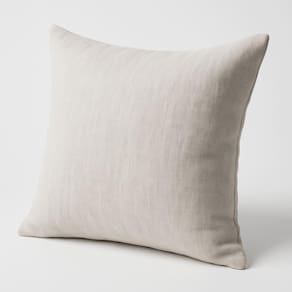 Almofada Decorativa 42cm Em Suede Fofinha Lisa para Sofá Bege