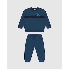 Conjunto Moletom Flanelado Menino Malwee Kids Ref. 126171