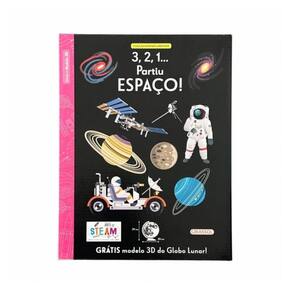 Montar E Aprender: 3,2,1... Partiu Espaço! - Com Modelo 3D Do Globo Lunar!