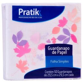 Guardanapo de Papel Pratik 29,5 x 29,5cm 50 Folhas Embalagem com 36 Unidades