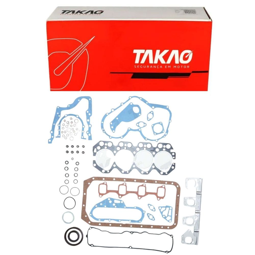 Junta Completa C/ Retentores (Jg) Bandeirantes Pickup 3.7 8V 1994 A 2001 - Takao Jcrto37