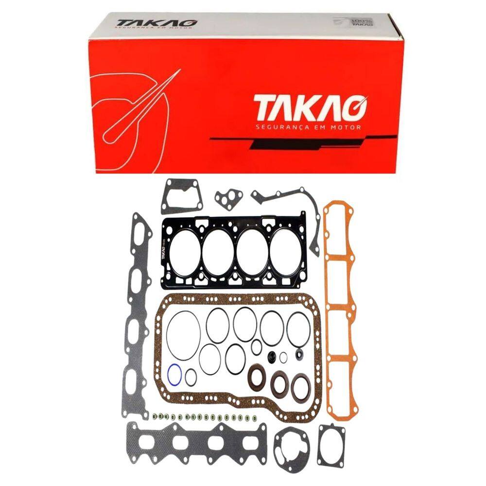 Junta Completa S/ Retentor Traseiro (Jg) Linea 1.9 16V 2008 A 2011 - Takao Jcrfi19M