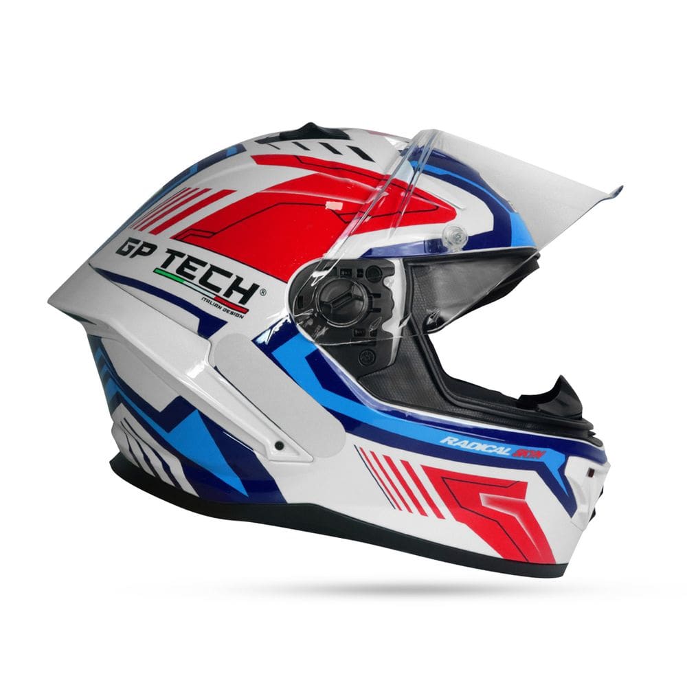 Capacete Gp Tech Pilot Stream Branco/Azul