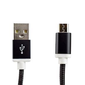 Cabo Usb Evus Fast Charge Micro Usb 5P 1.0M C-054 Pto Blistr