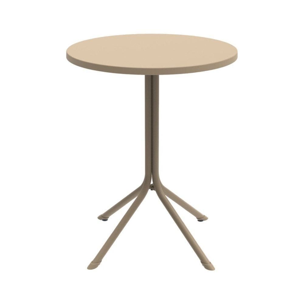 Mesa para Jardim Redonda Bistrô Gávea  Cinza