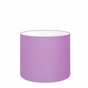 Cúpula em Tecido Cilindrica Abajur Luminária Cp-4113 30x25cm Lilás