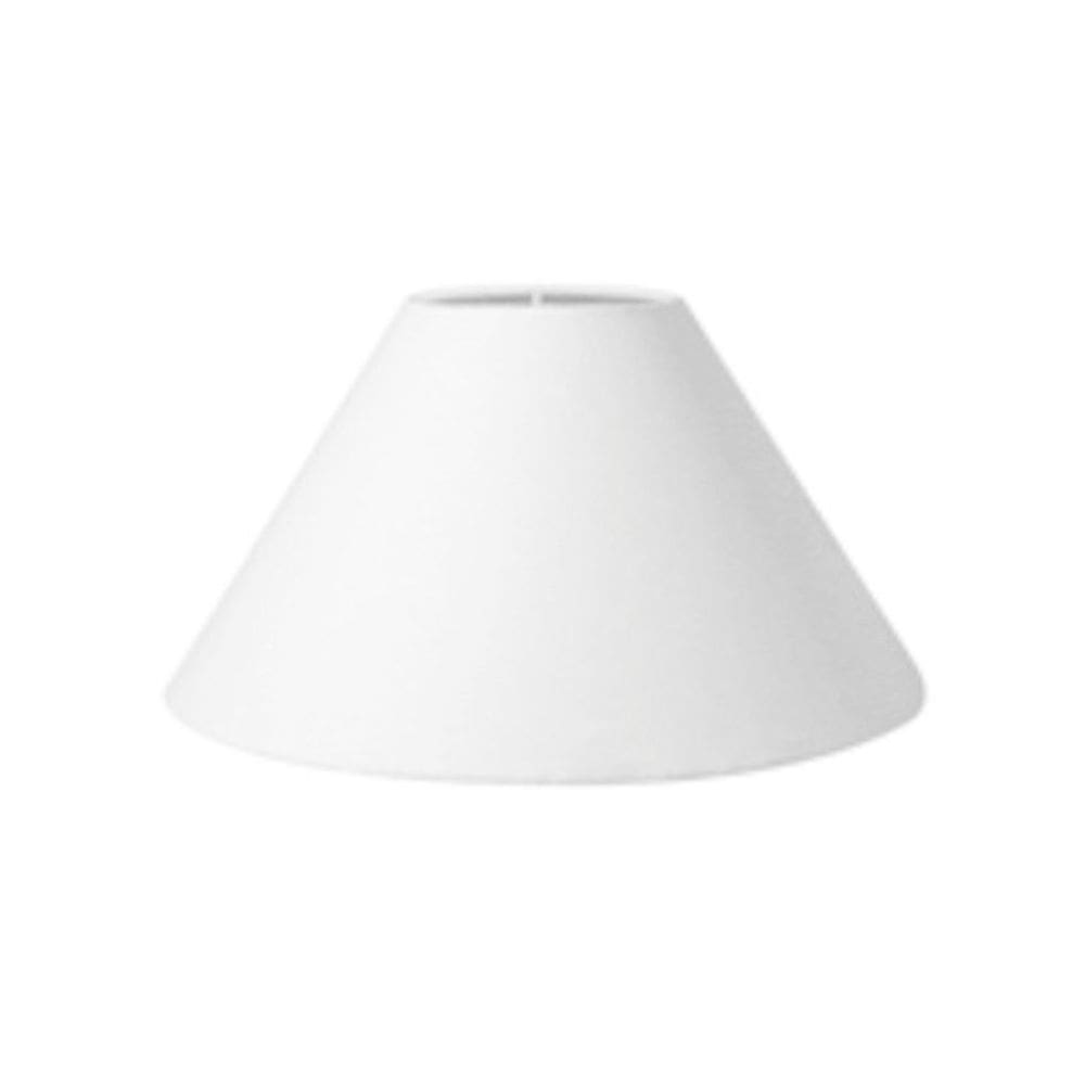 Cúpula em Tecido Cone Abajur Luminária Cp-4078 25/40x15cm Branco