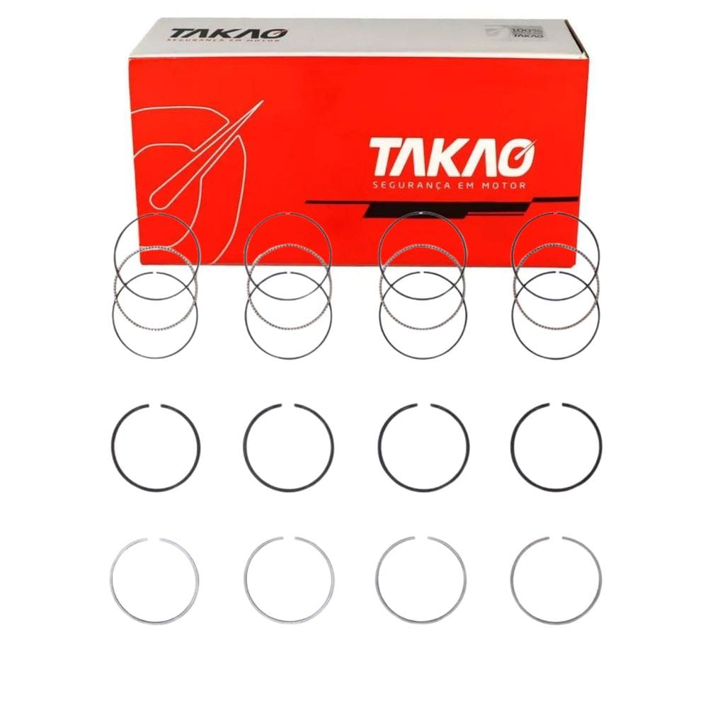 Anel Para Pistão (Jg) Tr4 Pajero 2.0 16V 2002 A 2010 / Tr4 Pajero 2.0 16V 2002 A 2010 / Tr4 Pajero 2.0 16V 2010 A 2016 - Takao Asmi20Rstd