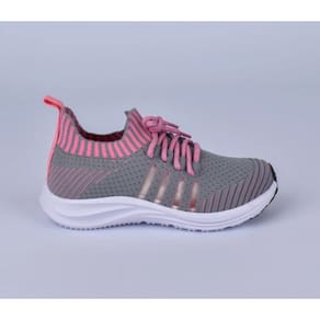 TENIS KIDY ENERGY RESPITEC CINZA/ROSA CHICLETE Kidy