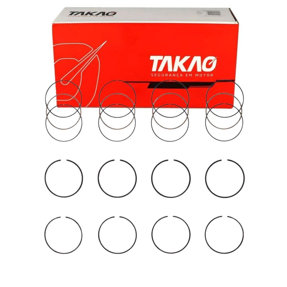 Anel Para Pistão (Jg) Focus 2.0 16V 2009 A 2012 / Ecosport 2.0 16V 2009 A 2012 / Ecosport 2.0 16V 2013 A 2021 - Takao Asfo21Bstd