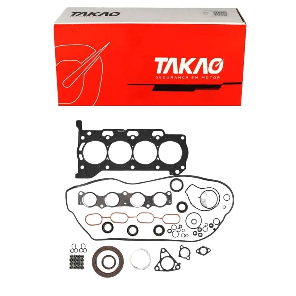 Junta Completa C/ Retentores (Jg) Corolla 2.0 16V 2008 A 2013 / Rav4 2.0 16V 2013 A 2018 / Corolla 1.8 16V 2011 A 2020 - Takao Jcrto20B