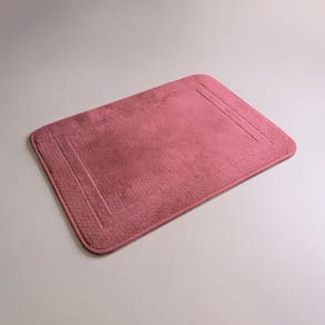Tapete Porta Entrada Antiderrapante Aconchego 65x45 Vermelho
