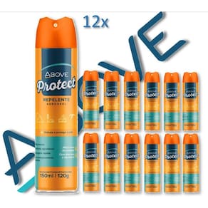 Kit 12 repelente protect spray inseto pernilongo 150ml above