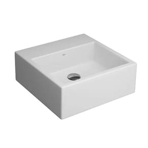 Cuba de Apoio Quadrada Deca Com Mesa Para Torneira Branco Gelo (Sem Válvula de Escoamento) - L7317