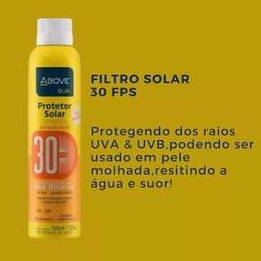 Protetor solar above fator 30 fps spray aer0ss0l 150ml 6 un