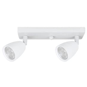 Spot Trilho Branco com 2 LEDs 4W Bivolt Luz Branco Frio 6500K - IL0055 Ilumi