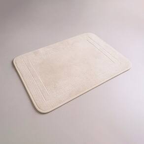 Tapete Antiderrapante Ultra Soft Aconchego Macio 65X45 Bege