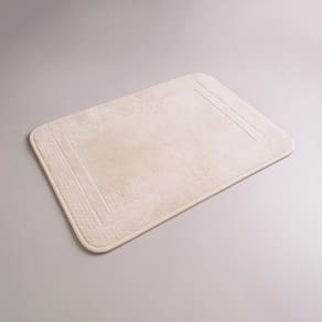 Tapete Antiderrapante Ultra Soft Aconchego Macio 65X45 Bege