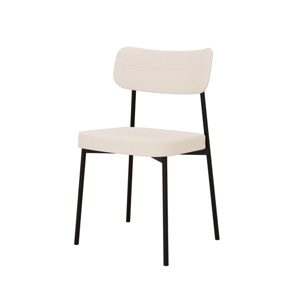 Cadeira Fixa Estofada Mynna Tecido