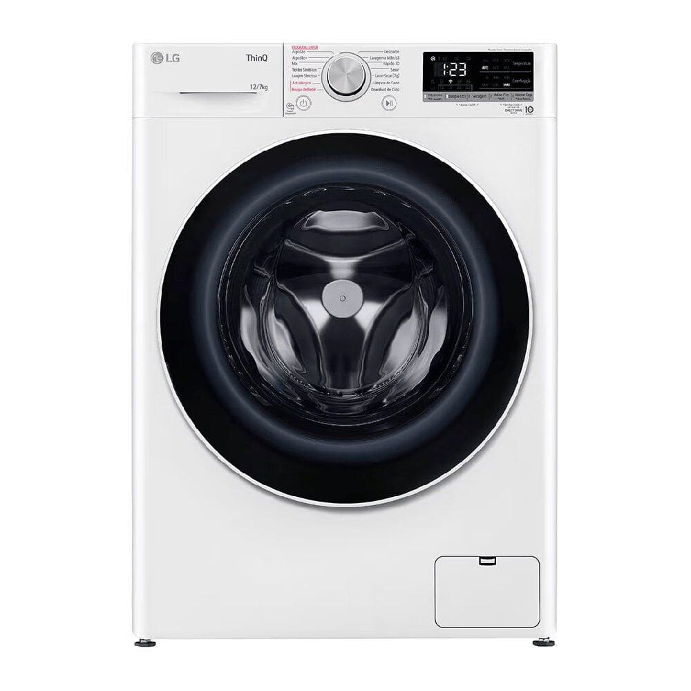 Lava e Seca LG Smart VC4 12 kg com Inteligência Artificial AIDD - CV5012WCA - 220V