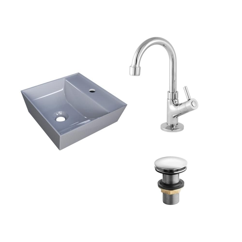 Kit Cuba AQ33 C/Torneira 1198 Metal + Válvula Click 1``G