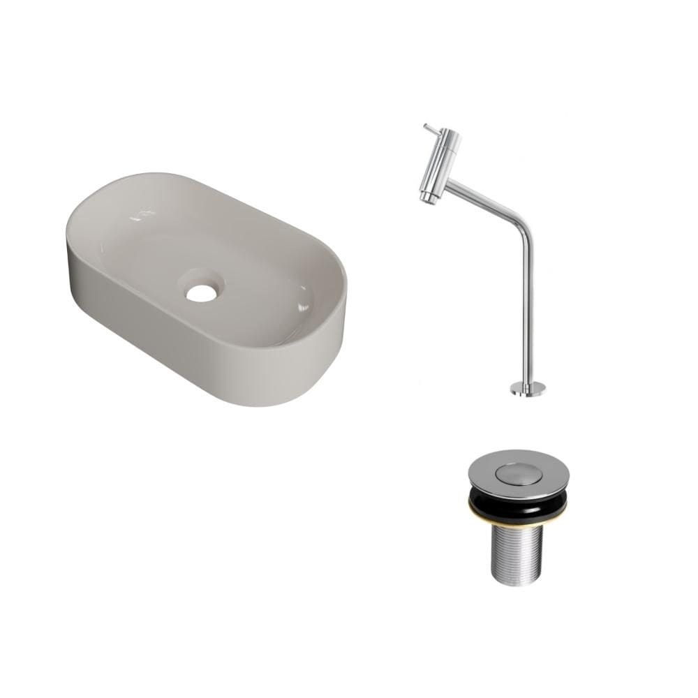 Kit Cuba OV42 C/Torneira Link 1062 Metal + Válvula Click 1``B (2,6cm)