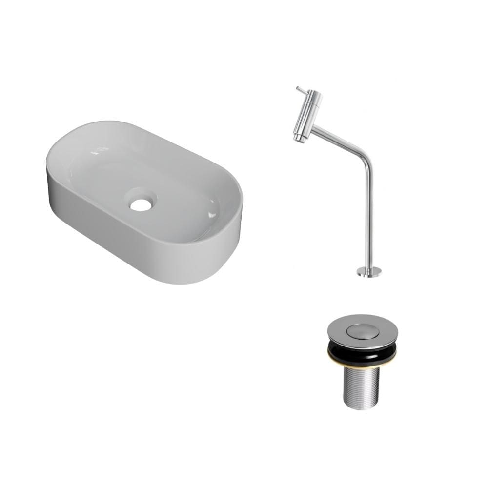 Kit Cuba OV42 C/Torneira Link 1062 Metal + Válvula Click 1``B (2,6cm)