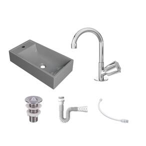 Kit Cuba RL545 C/Torneira C50 e Válvula 1`` ABS + Sifão Pvc + Flexível