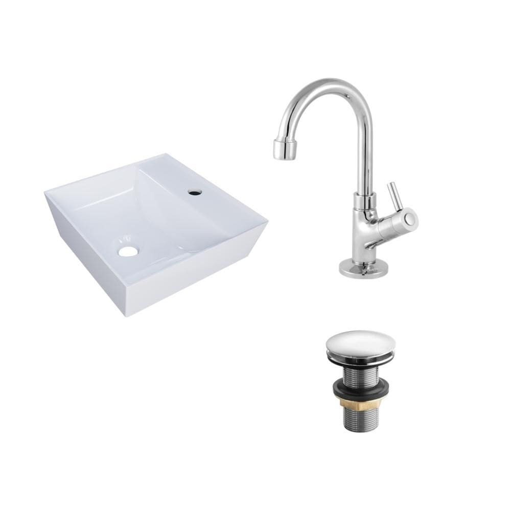 Kit Cuba AQ33 C/Torneira 1198 Metal + Válvula Click 1``G