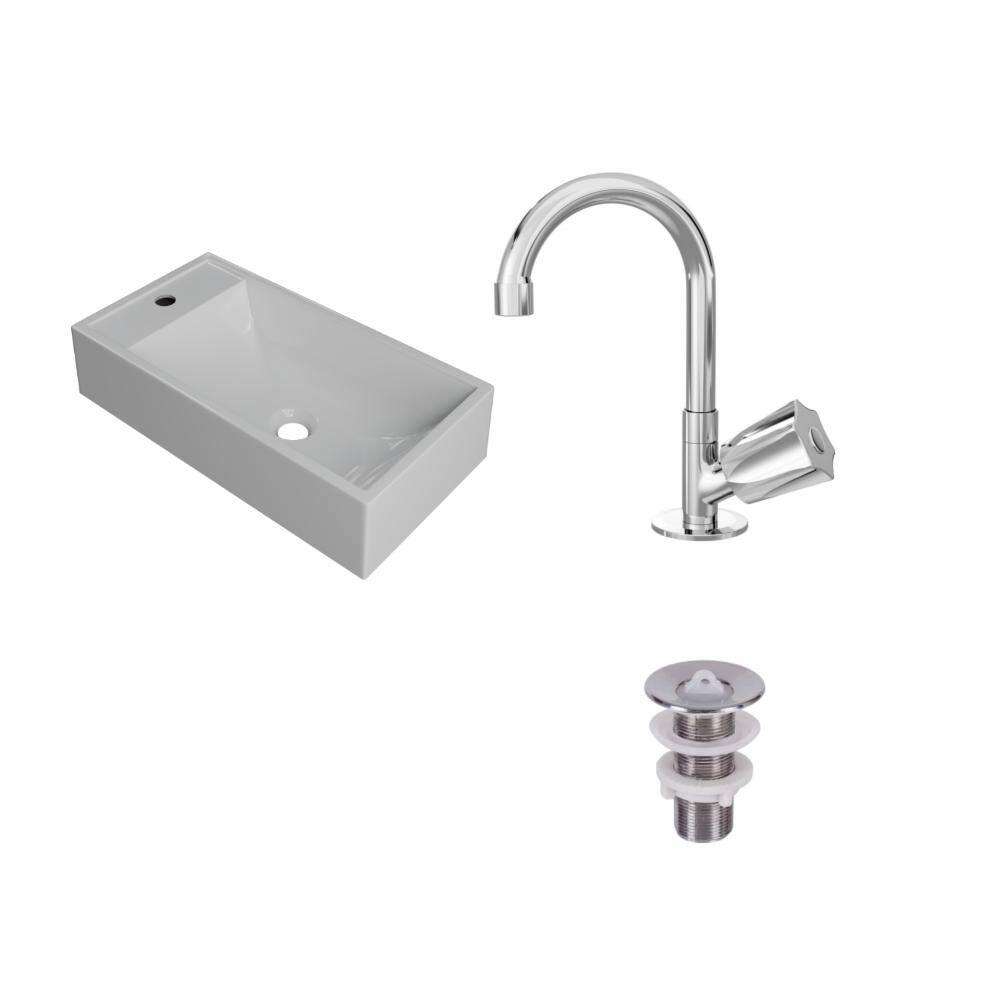Kit Cuba RL545 C/Torneira C50 e Válvula 1`` ABS