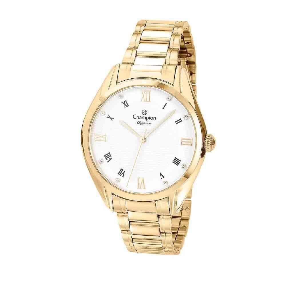 Relógio Feminino Champion Dourado Cn25949W