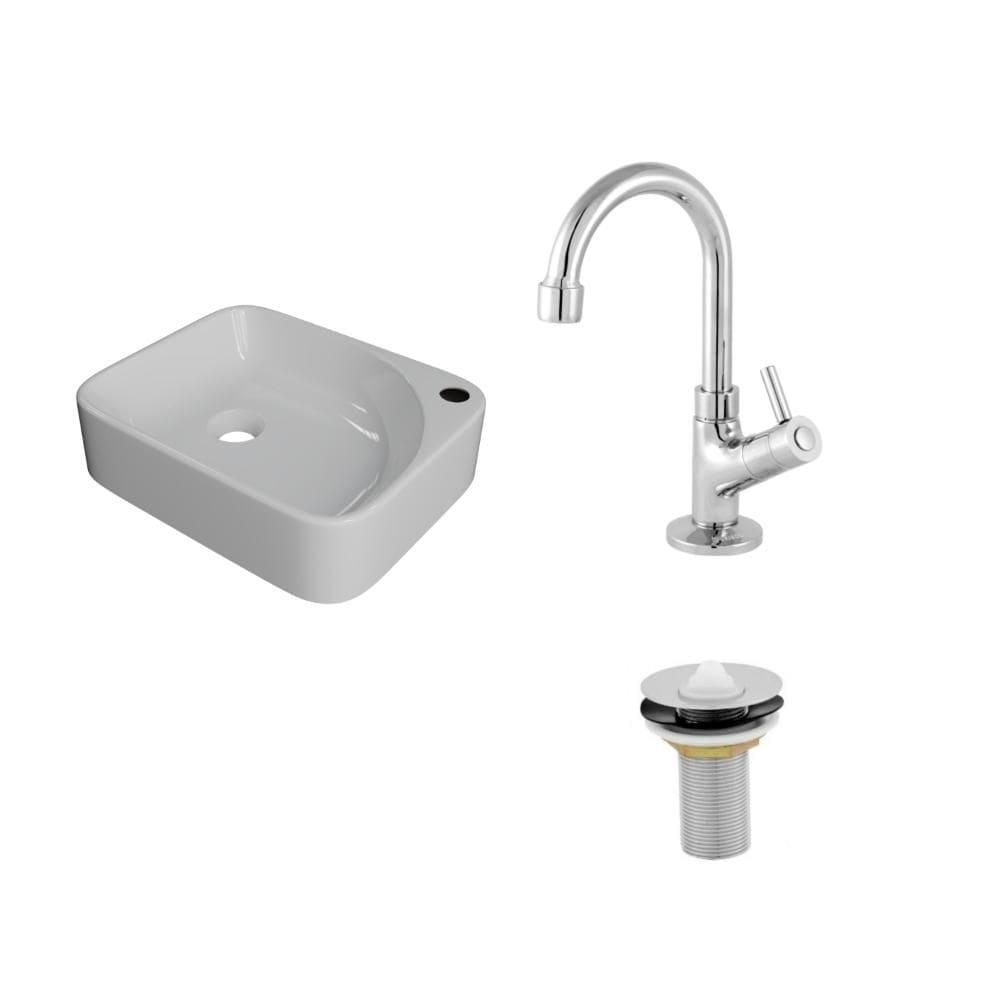 Kit Cuba RO36 C/Torneira 1198 Metal + Válvula 1`` (2,6cm)