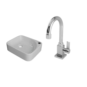 Kit Cuba RO36 C/Torneira Luxo 1195 Metal 1/4 Volta