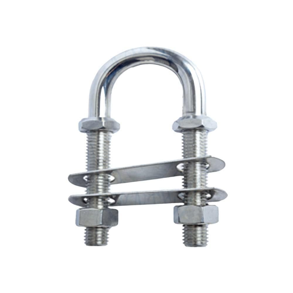 Ferragem U-Bolt Inox 10Mm Proa Com Porca E Placa De Fixação