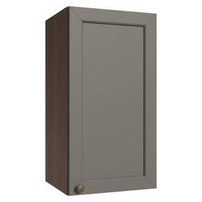 Armário Aéreo 35 cm 1 Porta Rustic/Cinza Vik Madesa