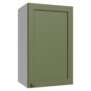 Armário Aéreo 40 cm 1 Porta Branco/Verde Vik Madesa