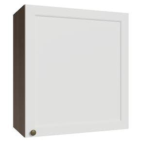 Armário Aéreo 60 cm 1 Porta Rustic/Branco Vik Madesa