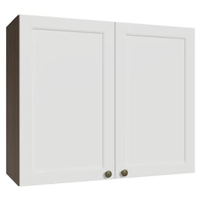 Armário Aéreo 80 cm 2 Portas Rustic/Branco Vik Madesa