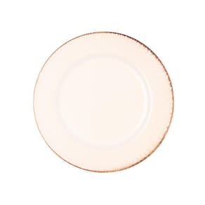Prato Raso de Cerâmica Linear Branco 27cm - Lyor