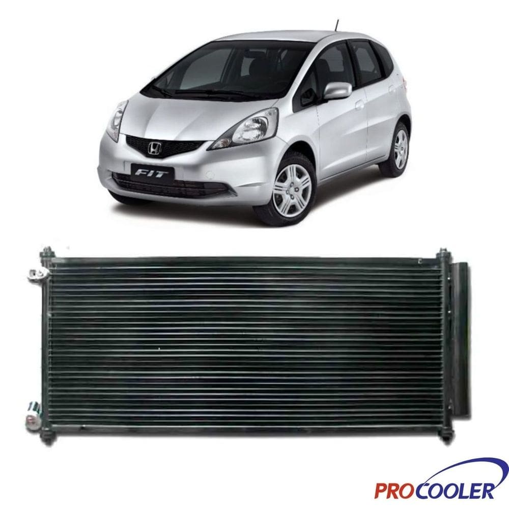 Pc200064 - Condensador Ar - Fit 1.4 / 1.5 09 Em Diante - Procooler