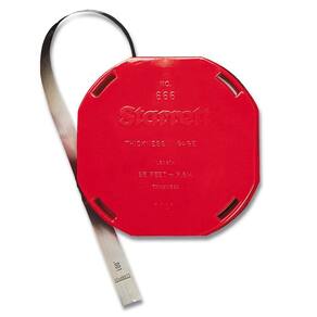 Calibrador Folga Em Rolo 0,35Mm Starrett 666M-35 - 7,6Mx13Mm
