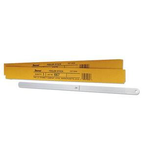 Calibrador De Folga Em Lâmina 0,010`` Starrett 667-10 12X1/2
