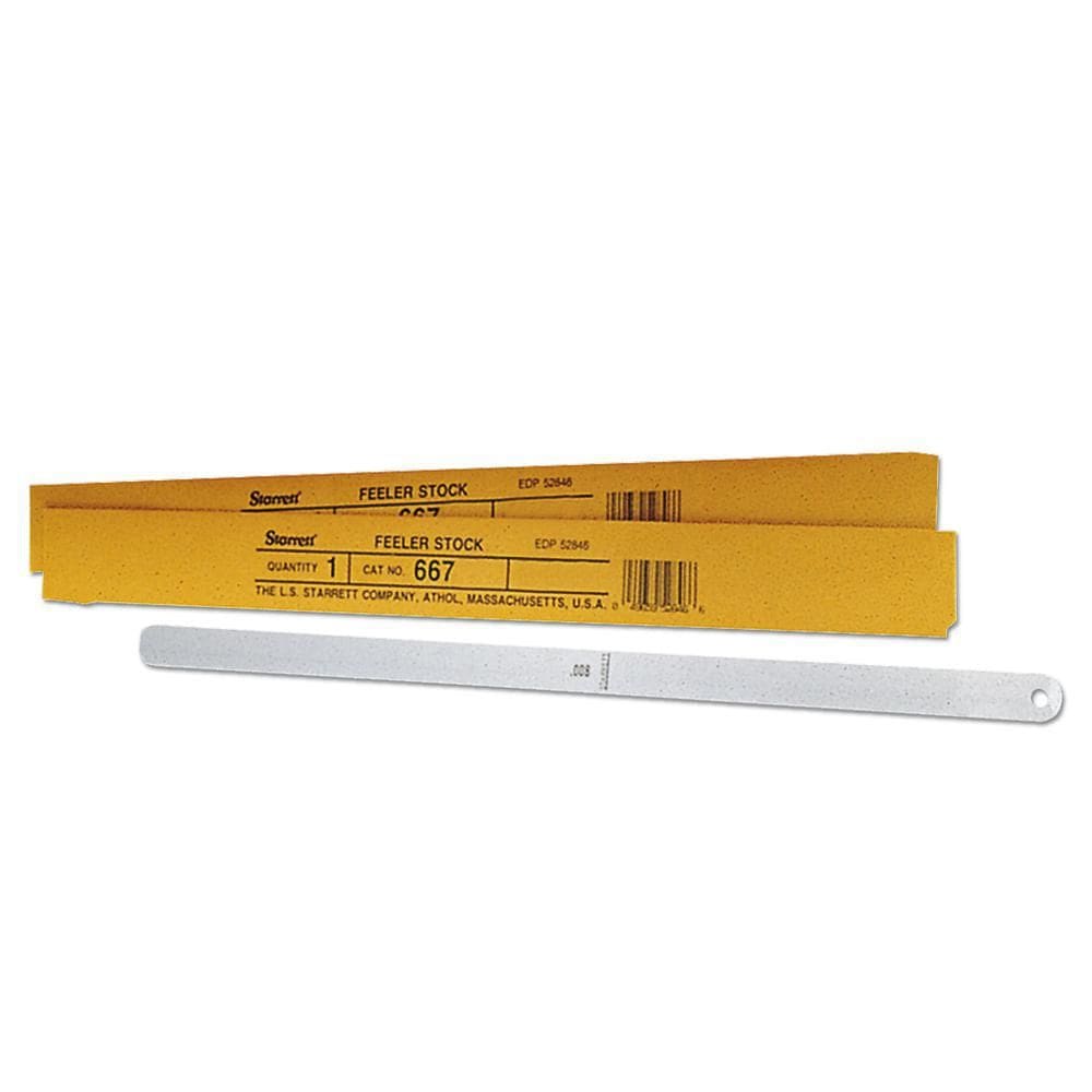 Calibrador De Folga Em Lâmina 0,010`` Starrett 667-10 12X1/2