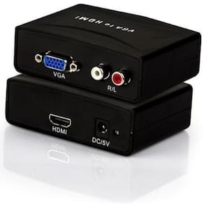 Cabo Adaptador Conversor Vga Para Hdmi Com Áudio