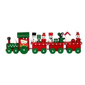 Trem De Madeira Enfeite Para Decoração Natalina Trenzinho