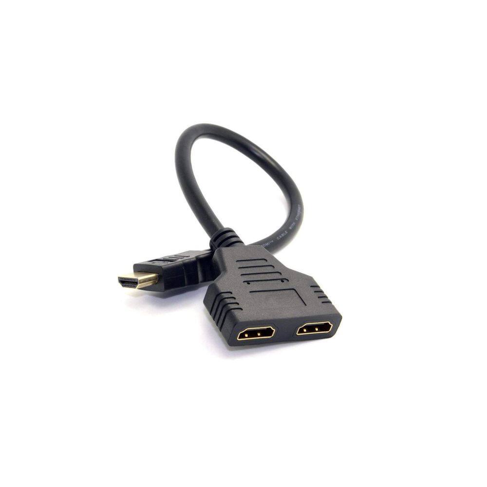 Cabo Divisor Hdmi Splitter 1080P Duplicador De Imagem 1X2