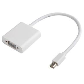 Adaptador Display Mini Portátil Para Vga 15Cm Branco Adap004