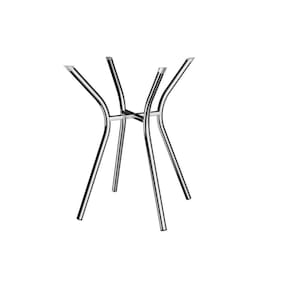 Base Mesa de Jantar Sardenha M086 Aço s/ Tampo Cromada - Kappesberg