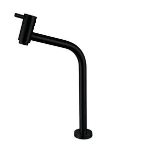 Torneira Minimal Classic Lavatório Mesa Bica Alta Preto Matte - Meber